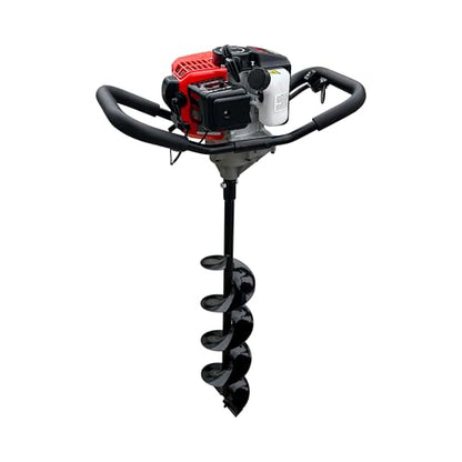 Fenceline 52cc Gas Powered Earth Auger Combo w/6 Inch Auger Drill Bit EPA Compliant