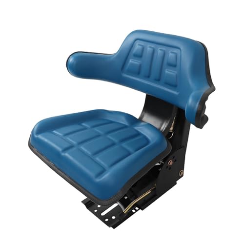 Blue Adjustable Suspension Shock-Absorbing Seat