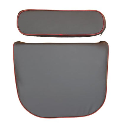 Seat and Backrest Cushions with Red Trim Fits Massey Ferguson 3165