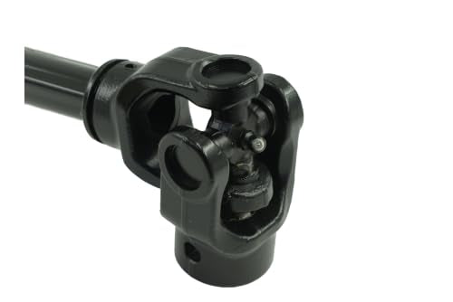 PTO Shaft, 1-3/8" PTO Drive Shaft, 6 Spline Tractor End and Round Implement End PTO Driveline Shaft, Tractor PTO Shaft, 30"-39" Brush Hog PTO Shaft Black, for Finish Mower, Rotary Cutter