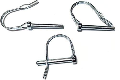 10 Pieces Heavy Duty Safety Coupler pin,Round Wire Shaft