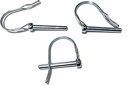 10 Pieces Heavy Duty Safety Coupler pin,Round Wire Shaft