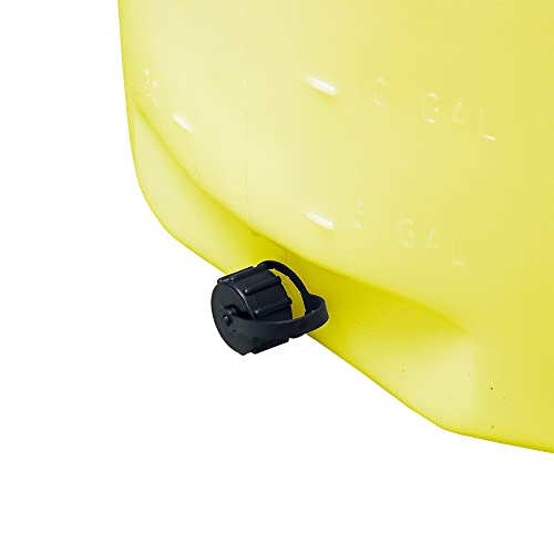Valley Industries T-025-YYNA-XL Sprayer Tank, 25 Gallon, Yellow - color: Yellow, size: 25 Gallon, style: No Sump