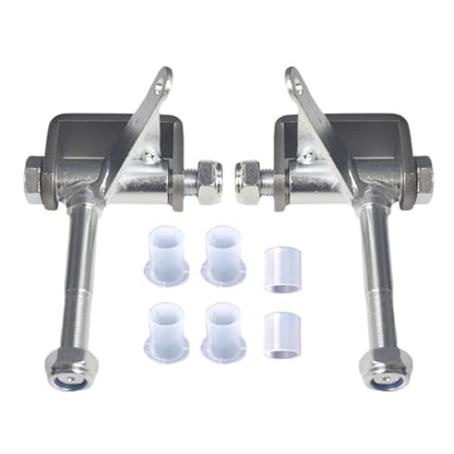 Heavy Duty Go Kart Steering Spindle Bracket Set 5/8" Axle 3-3/4" Long - size: 3-3/4"