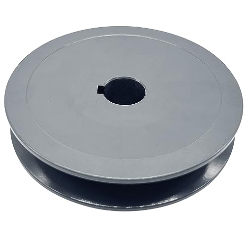 AK34-5/8 v Belt Pulley, AK3458, 3.45 inch OD, 5/8 inch Bore, Cast Iron Material, AK Single Groove Motor Pulley for "4L" or "A" or "3L" V-Belts - size: 3.45 inch OD, 5/8 inch Bore, style: 1 Groove
