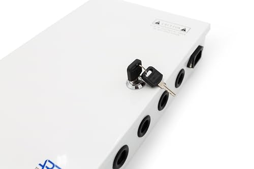 18 Channel/Port 20 AMPS, 12V DC Power Supply Box, Individually Fused for CCTV, LED, and All 12v DC Devices. Includes Screw Drivers & Extra fuses (18CH 20 AMP) - size: 18CH 20 AMP