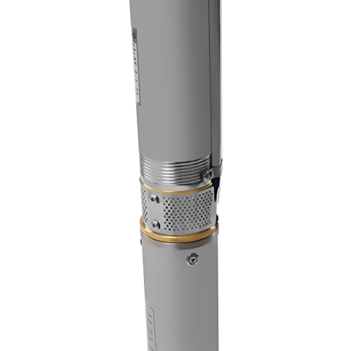 Deep Well Submersible Pump AC 110V 550W Electric Submersible Water Pump, 16 GPM Flow, 295ft Lift, Farm Ranch Irrigation Submersible Bore Hole Deep Well Pump 3420 RPM - color: Ac 110v 550w