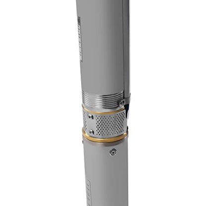 Deep Well Submersible Pump AC 110V 550W Electric Submersible Water Pump, 16 GPM Flow, 295ft Lift, Farm Ranch Irrigation Submersible Bore Hole Deep Well Pump 3420 RPM - color: Ac 110v 550w