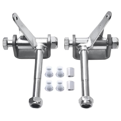 Steering Spindle Bracket Set 5/8" Axle Kingpin 4-1/2" Long - size: 4-1/2"