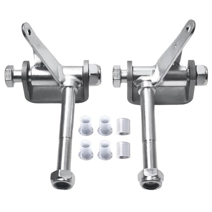 Steering Spindle Bracket Set 5/8" Axle Kingpin 4-1/2" Long - size: 4-1/2"