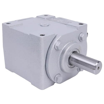 40 HP Right Angle Bevel Gearbox 19455-SR-KW-KW-GR with 2 Keyed Shafts 1:1