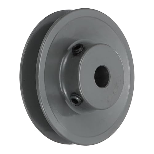 uxcell AK32-1/2 V-Belt Sheave 1/2" Bore, 3.25" OD, Single Groove Web Sheave - size: 1/2"Bore 3.25"OD