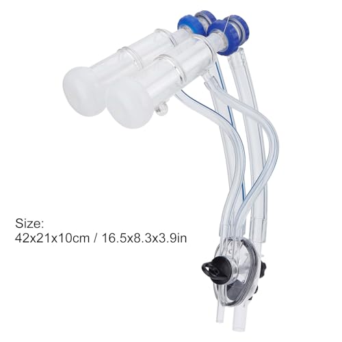 Dioche Goat & Sheep Milking Cluster – Premium Teat Cup Set, Silicone & Plastic, Leakproof Design, Essential Milker Machine Accessory for Efficient Milking