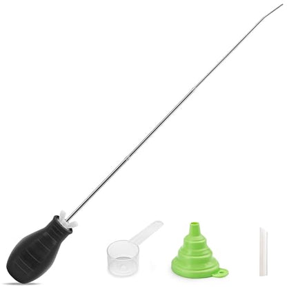 Sbestily Diatomaceous Earth Bulb Duster Powder Applicator, with Long Tubes