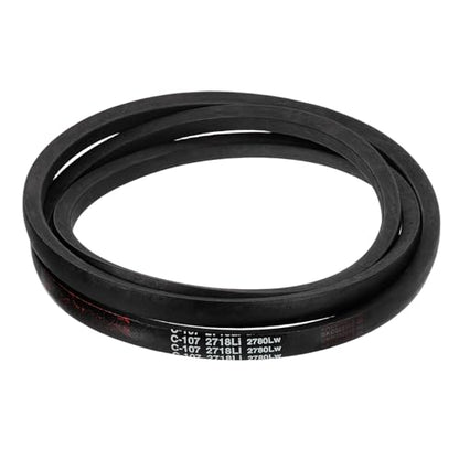 uxcell C107 Drive V-Belt 2718mm Inner Girth 22mm Width 14mm Height Rubber for Power Transmission - size: C107