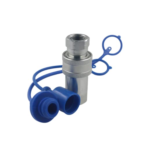 3/4″ NPT ISO 7241-A Hydraulic Quick Connect Couplers Set Tractor Hydraulic Quick Disconnect Coupler Hydraulic Coupling - size: 1Set-ISO7241-A 3/4" NPT
