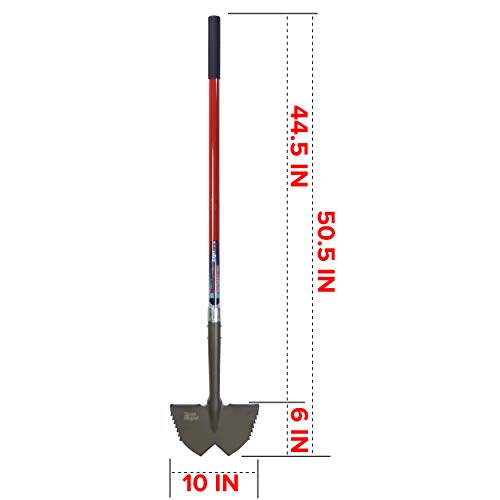 Root Slayer 22711 XL Serrated Garden Edger, Red - color: Red, size: XL