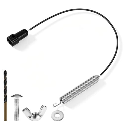 Control Cable Compatible with Scotts DLX Turf Builder EdgeGuard Spreader | Lawn Spreader Control Cable, Fits DLX Turf Builder EdgeGuard Broadcast, Push-Pull Locking Lever Cord, Durable Fertilizer Part - size: DLX