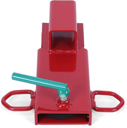 HECASA Clamp On Forklift 2" Hitch Receiver Pallet Fork Trailer Towing