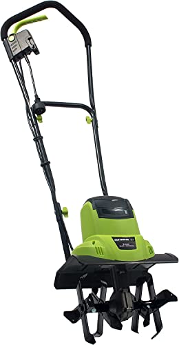 Earthwise TC70065EW 11-Inch 6.5-Amp Corded Tiller/Cultivator,Green