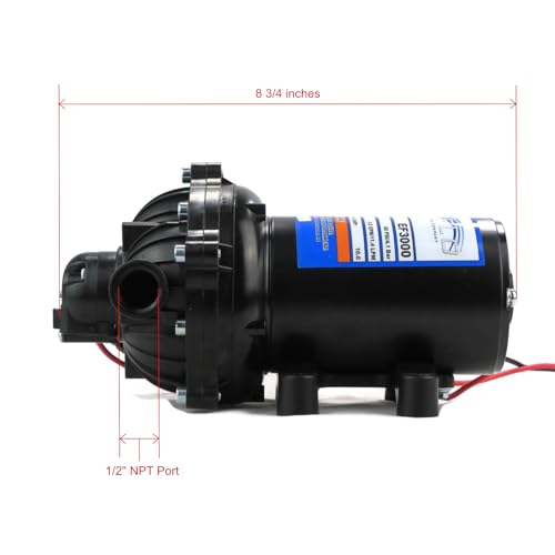 OEM | Everflo 3.0 GPM, 12 Volt, 60 PSI Diaphragm Pump EF3000-BC, EF3000BC, 14190335