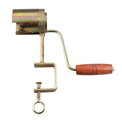 Corn Threshing Machine with Crank, Corn Threshing Machine Effective Peeling Firm Firm Wooden Handle Manual Sheller