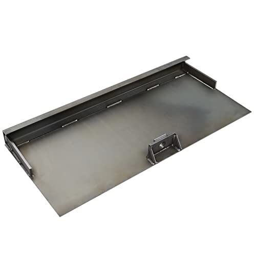 Kojem 1/8" Skid Steer Mount Plate Compatible with Early Single Pin Mustang Tractor Steel Mounting Quick Tach Attachment Loader Plate