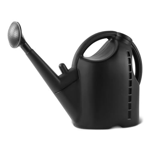Amazon Basics, Watering Can, Black, 2.64 Gallon Capacity - style: Watering Can