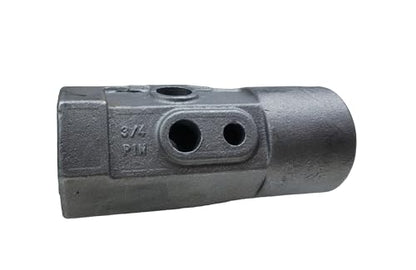35CrMo Alloy Steel Weld-On Auger Bit Repair Hub, 2" Female Hex - size: 2 in F Hex to Weld-On