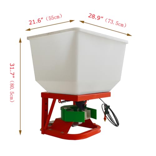 ATV Fertilizer Spreader 265lbs Electric Broadcast Spreader 12V