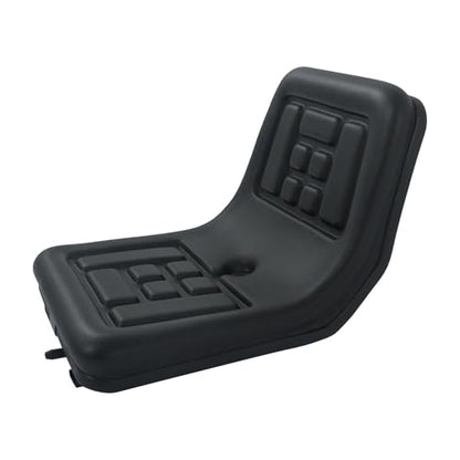 Universal Mower Seat with Mounting Bolt Pattern, Black High Back Tractor Seat, Comfort Compact Adjustable High Back Lawn Tractor Seat