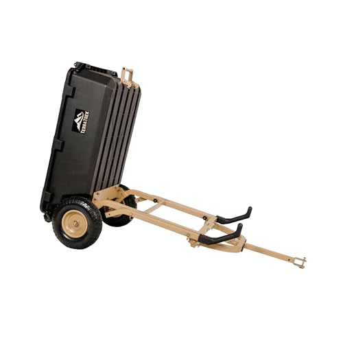 7 Cu. Ft. Garden Cart, 2-in-1 Wheelbarrow, 600 lb Capacity - size: 13" No-Flat Tire