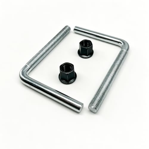 2 Pcs Clamp On Pallet Forks Bolts for Loader Bucket, Tractor Bucket