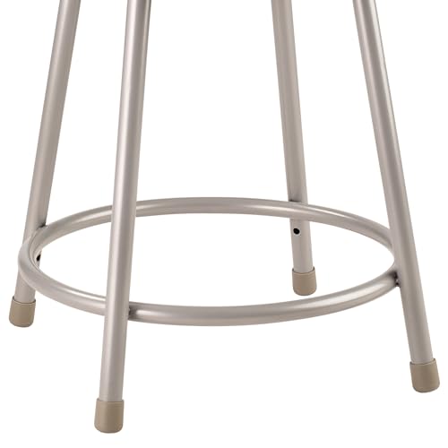 NPS 18" High Heavy Duty Steel Stool, Grey - color: Grey, size: 18"