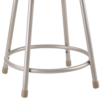 NPS 18" High Heavy Duty Steel Stool, Grey - color: Grey, size: 18"