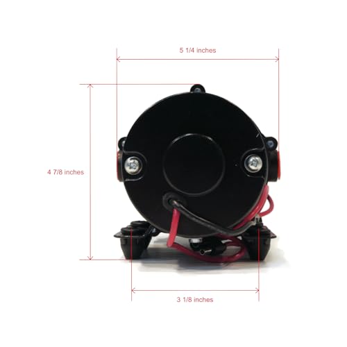 OEM Everflo EF5500 5.5 GPM 12V Diaphragm Pump & Wiring Harness 33-103233 - style: 5.5 GPM w/ Harness
