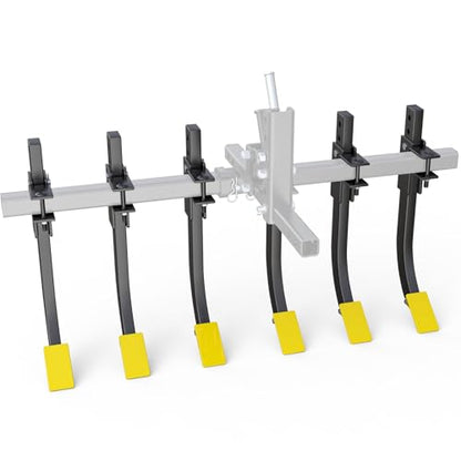 Suitable for ATV/UTV Plow Implement Cultivator with 6 Scarifier Shank Fits for ATV/UTV Manual Implement Lift