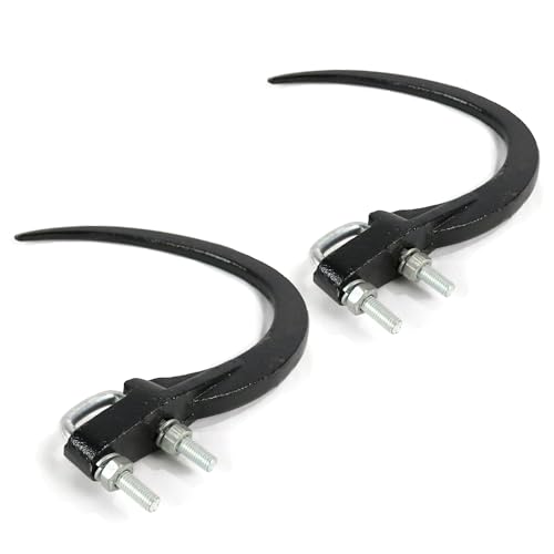 The ROP Shop (Pack of 2 9" Hay Accumulator Grapple Hook with 1 5/8" on Center Mounting Holes