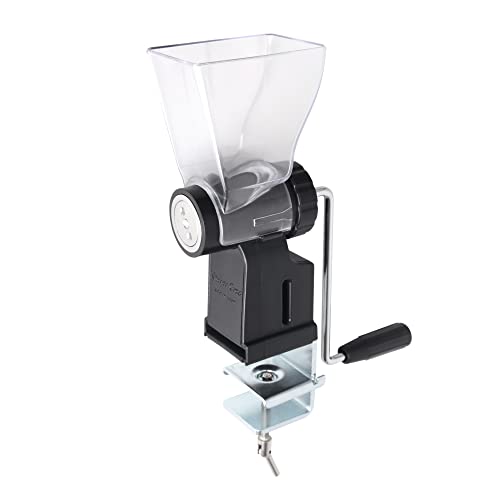 Kitchen Crop Grain Mill Wheat Flour Grinder, Stainless Steel Metal Burrs (The Grain Mill + The Motor) - size: The Grain Mill + The Motor