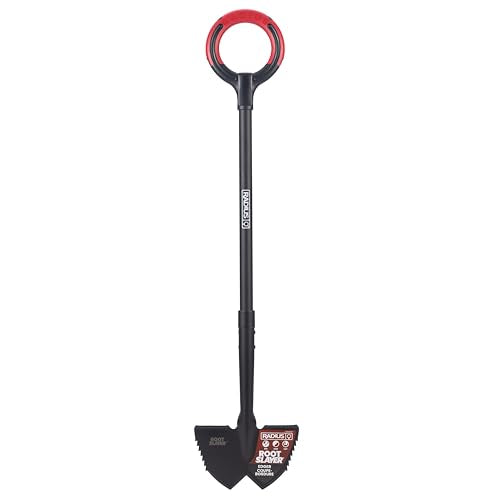 Root Slayer RS226 Serrated Garden Edger, Black - color: Black, size: Large