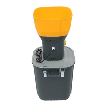 Electric Corn Grinder Mill 110V 1300W 19000RPM Automatic Agricultural Feed Grain Mill, 881lbs/H Dust-free Dry Cereals Wheat Grinder Flour Mill with 5 Sieves, 11.89Gal Detachable Bucket - size: 1300W, 5 Sieves, w/ 45L(11.89Gal)Bucket