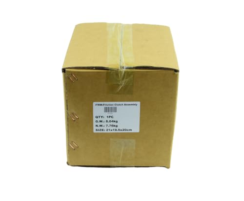 Rotary Cutter PTO Slip Clutch, 1-3/8" Smooth Bore on Both Ends, Adjustable 30–50 HP, 900 N·m, Shear Bolt Connection