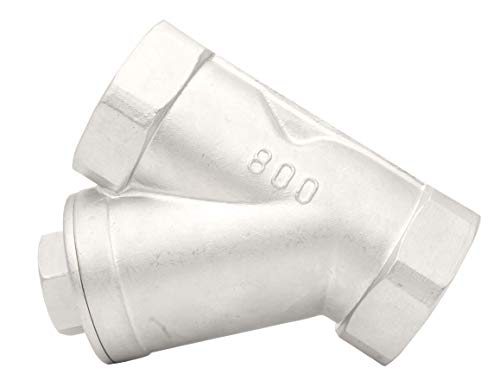 1-1/2" Stainless Steel Y-Strainer - 800WOG, FxF NPT - size: 1.5 Inch