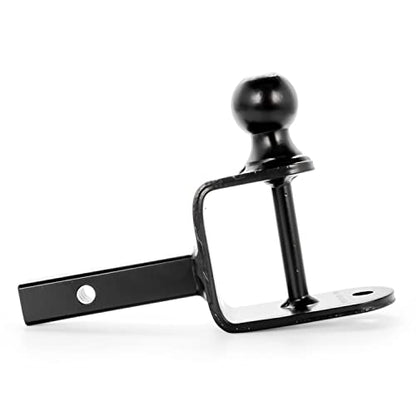 Black Boar UTV ATV Multi-Hitch - Features 2” Hitch Ball, 1-1/4” Shank - 6” (L) Shank - Hitch Ball has 2” Rise & Rated for 2,000lbs - Use w/Utility Trailers, Tow Straps & Other ATV Accessories (66024) - size: 2" Hitch Ball, style: 1-1/4" Shank w/6" Length