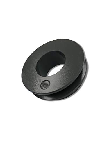 Single Groove 3.95" Cast Iron Electric Motor " H " Pulley/Sheave, Bushing Included, for 3/8" and 1/2" Top Width 3L/A/AK/4L/4LK Section V Belt, 1 Groove (No Bushing/Standalone Pulley, AK41H) - size: No bushing / Standalone Pulley