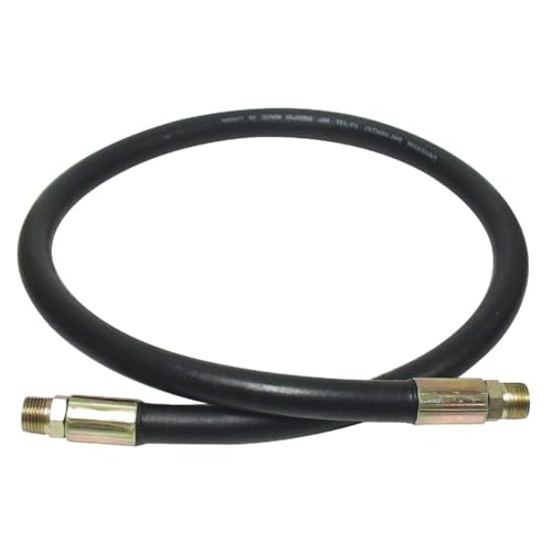 Apache 98398306 1/2" x 24" 2-Wire Hydraulic Hose Male x Male Assembly,black
