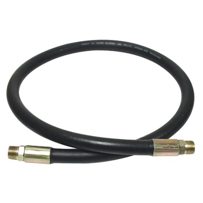 Apache 98398306 1/2" x 24" 2-Wire Hydraulic Hose Male x Male Assembly,black