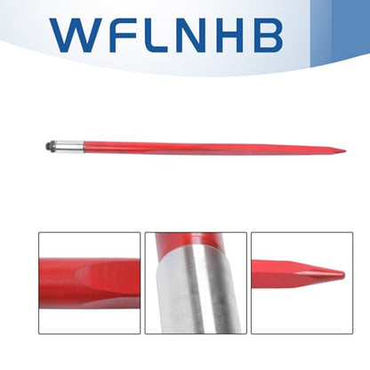 WFLNHB 2 Pcs Hay Spear 43" 3000 lbs Capacity with Hex Nut Sleeve