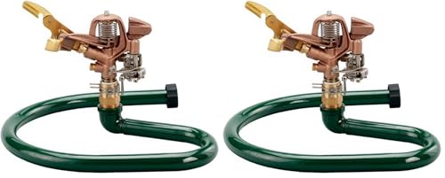 Brass Impact On Ring Base Sprinkler (Pack of 2) - size: 3/4" Sprinkler on Ring Base (Pack of 2)