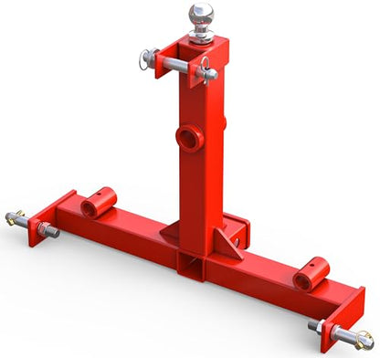 YITAMOTOR 3 Point Trailer Hitch with 2" Receiver for Category 1 Tractors